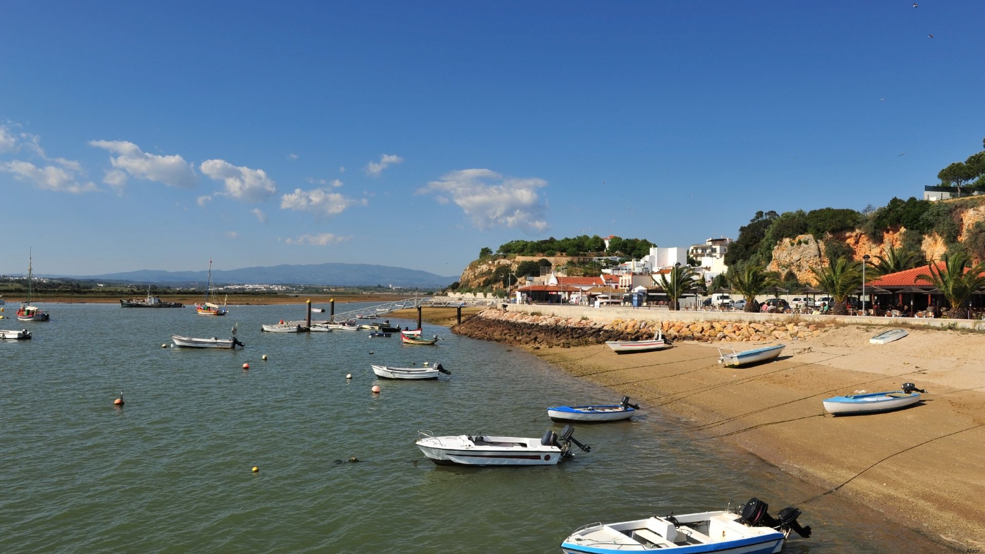 Vila de Alvor no Algarve