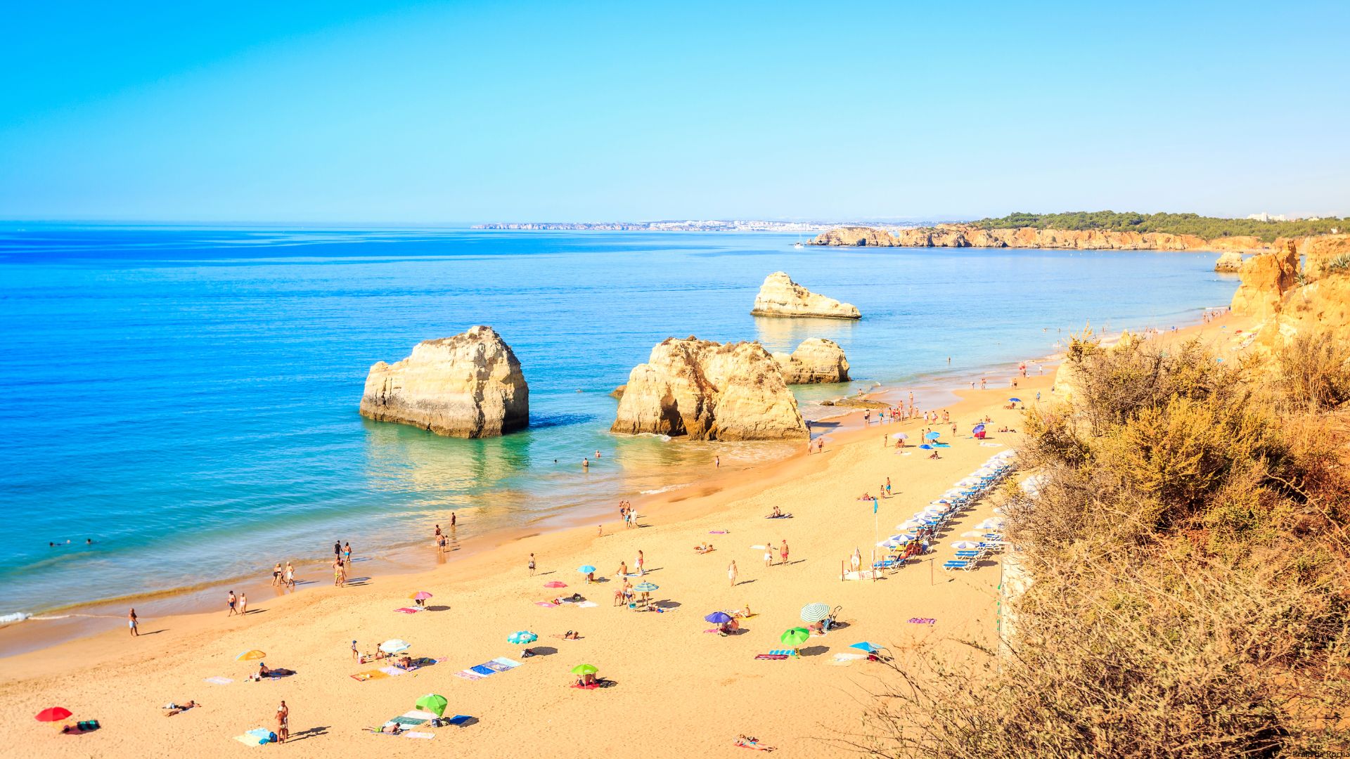 Praia da Rocha em Portimão