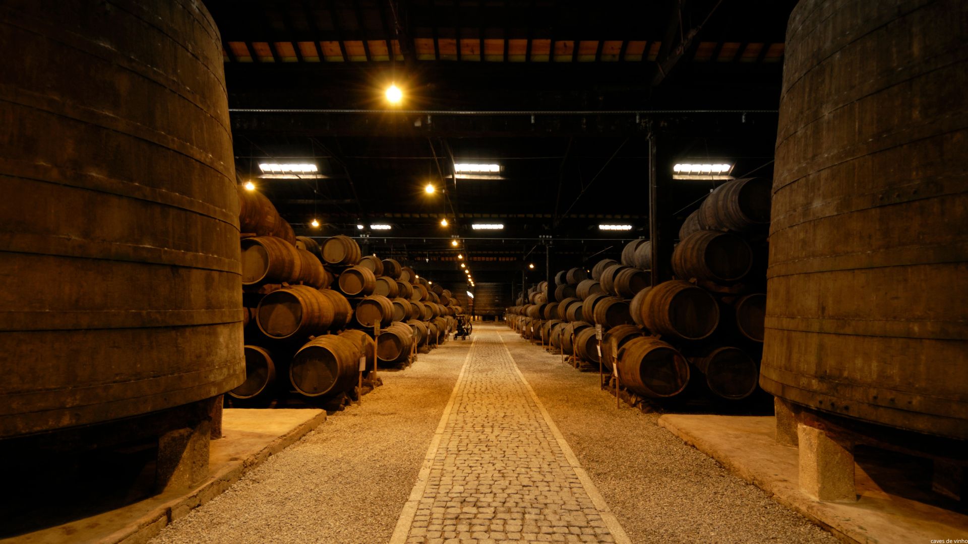 Caves de vinho na cidade do Porto